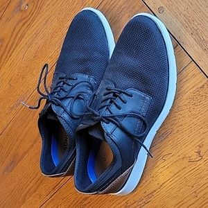 Sonoma Young Mens Athletic Dress Shoe, Size 8.5 (Med), Black with Brown Accents